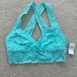 Aerie Aqua Lace Bralette